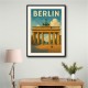 Berlin Travel Poster Featuring Brandenburg Gate Wall Art
