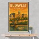Budapest Buda Castle Travel Poster 1 Wall Art