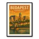 Budapest Buda Castle Travel Poster 1 Wall Art