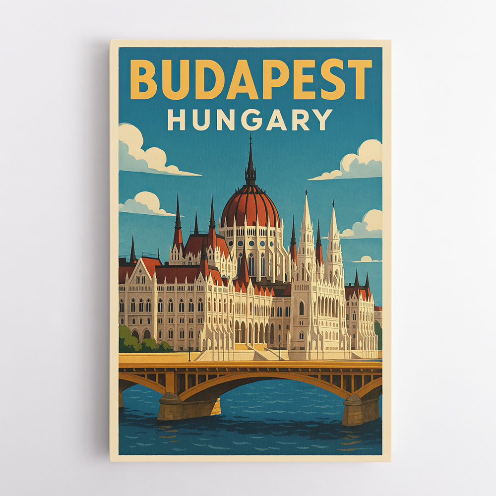Budapest Parliament Poster 1 Wall Art