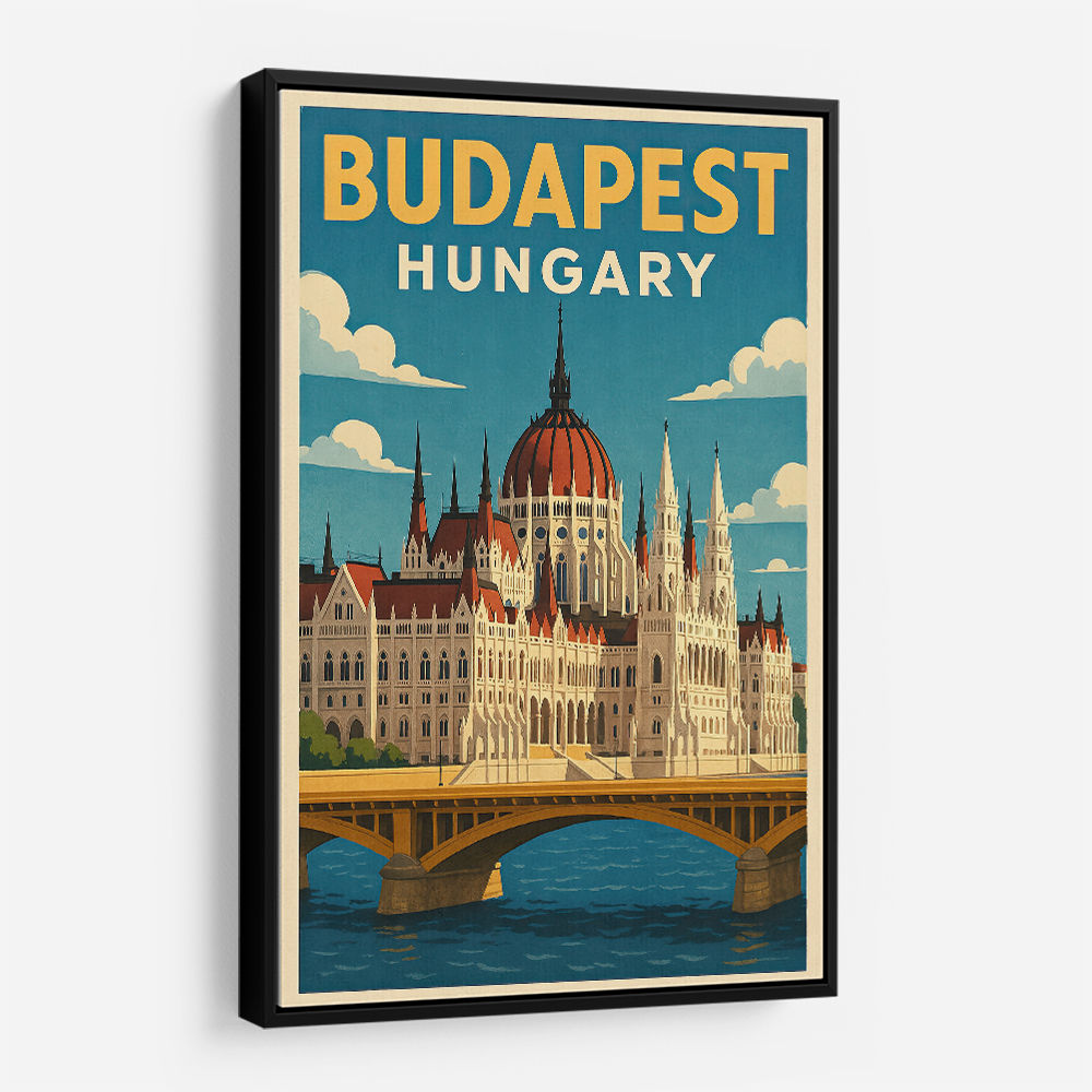 Budapest Parliament Poster 1 Wall Art