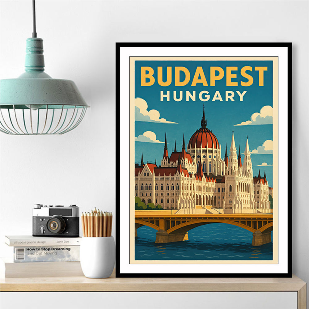Budapest Parliament Poster 1 Wall Art