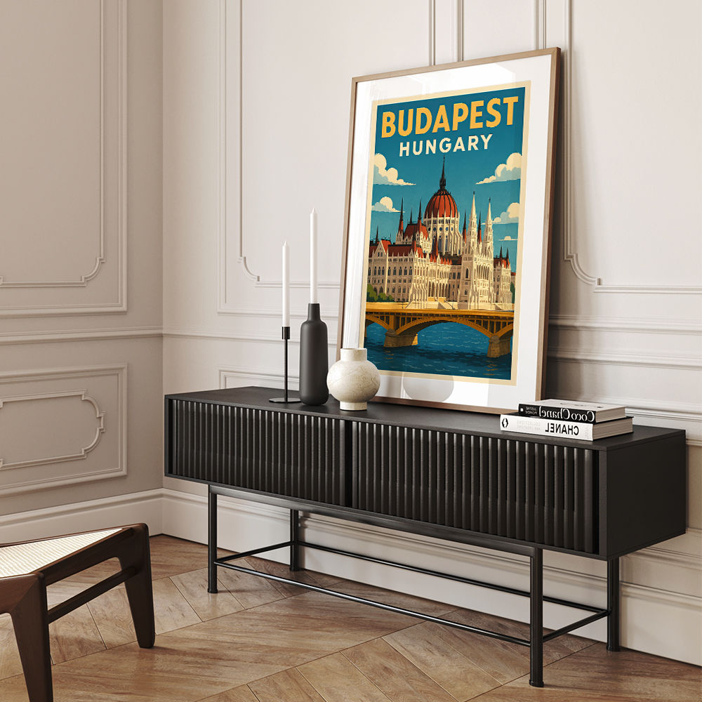 Budapest Parliament Poster 1 Wall Art