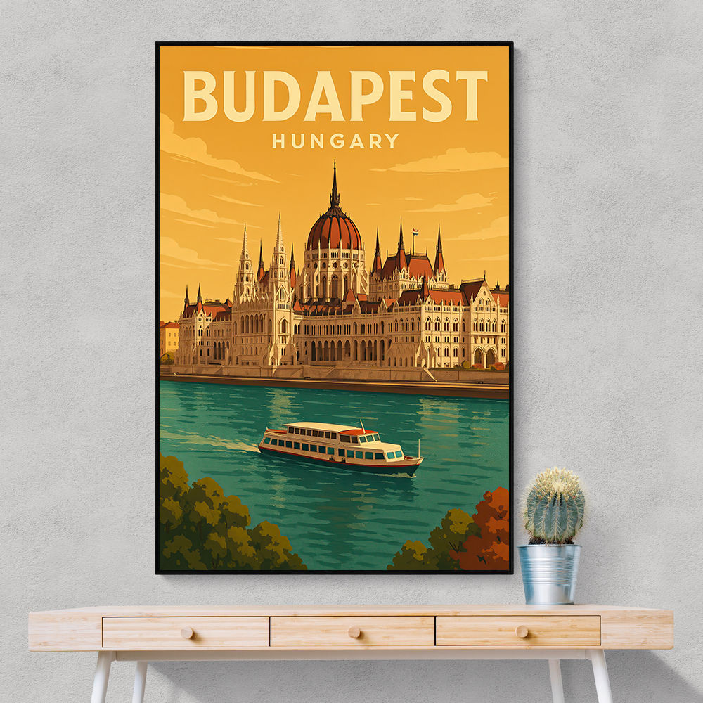 Budapest Parliament Poster Wall Art