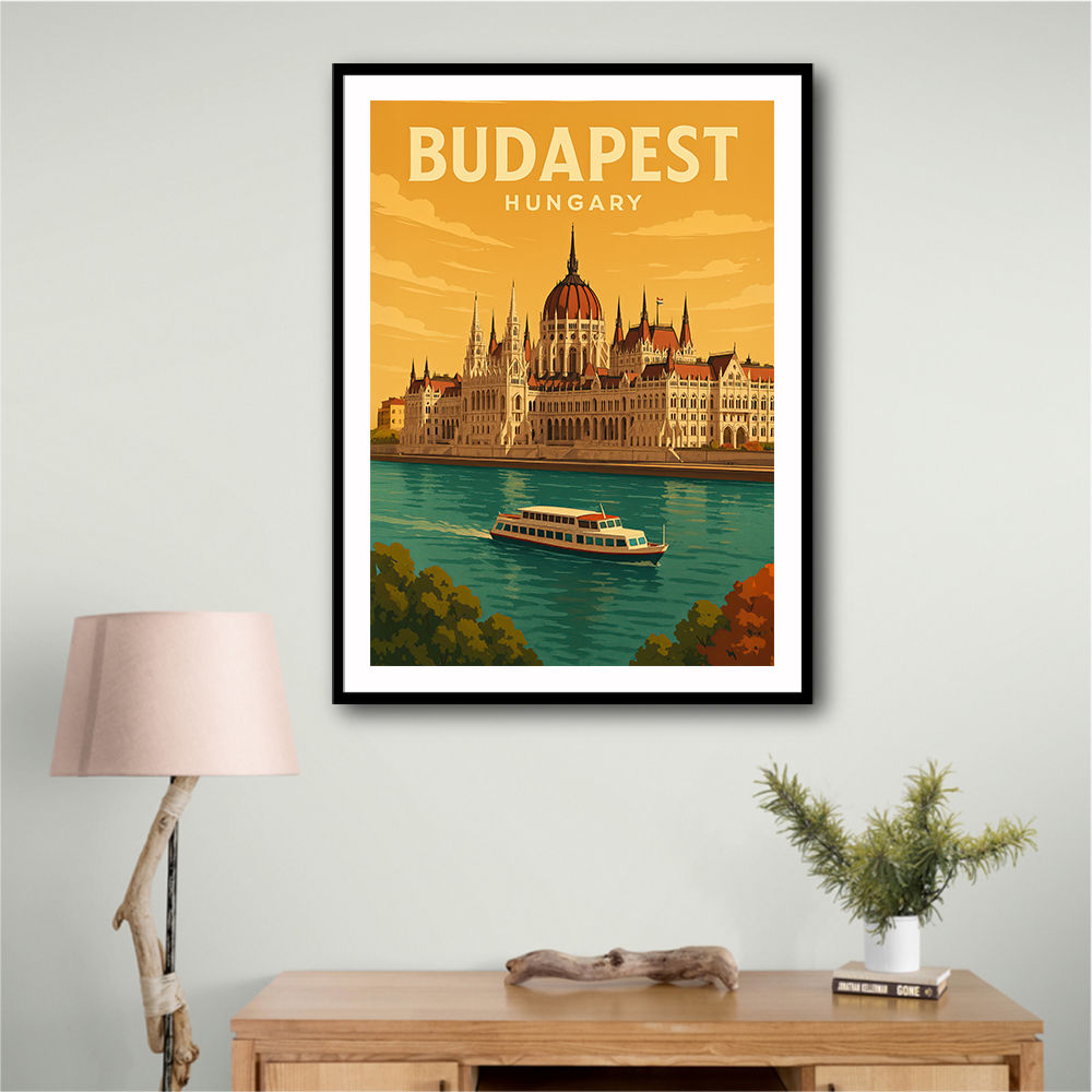 Budapest Parliament Poster Wall Art