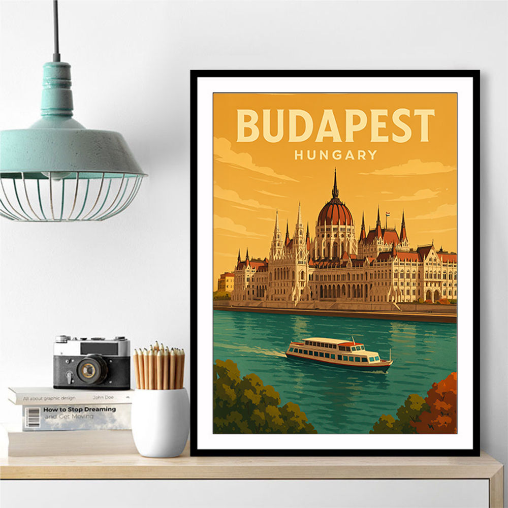 Budapest Parliament Poster Wall Art