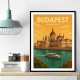 Budapest Parliament Poster Wall Art