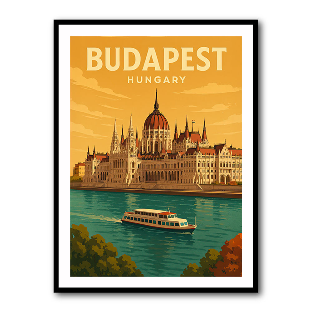 Budapest Parliament Poster Wall Art
