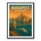 Budapest Travel Poster Wall Art