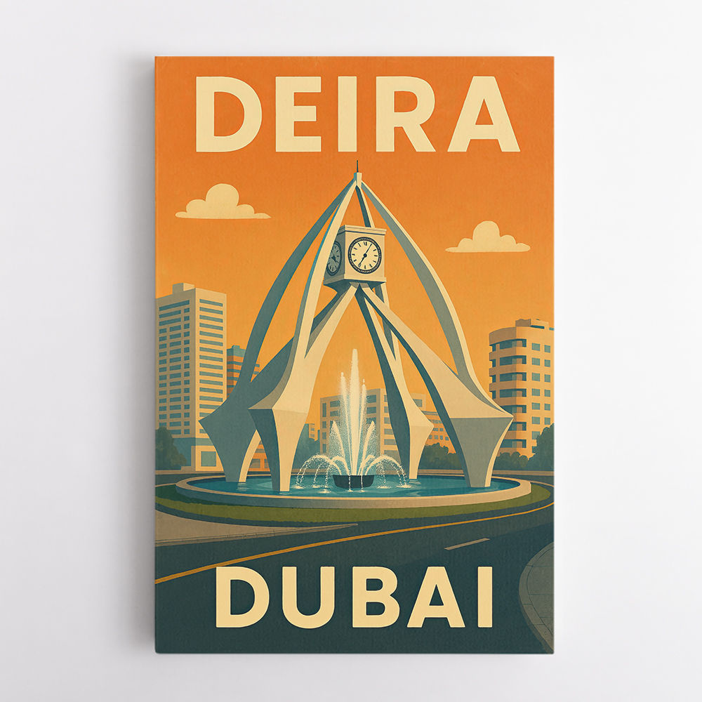 Deira Clock Tower Poster 1 Wall Art
