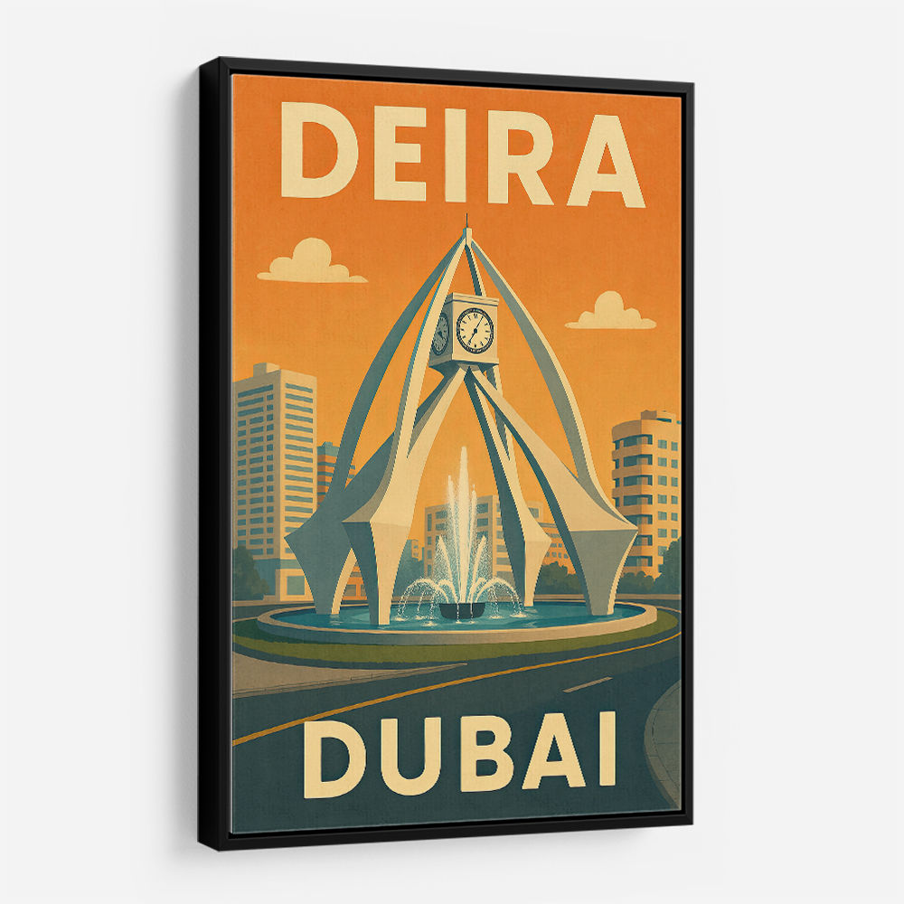 Deira Clock Tower Poster 1 Wall Art