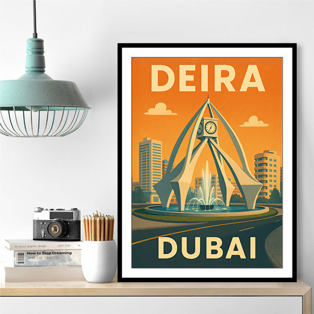 Deira Clock Tower Poster 1 Wall Art