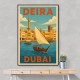Deira Dubai Travel Poster 1 Wall Art