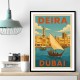 Deira Dubai Travel Poster 1 Wall Art