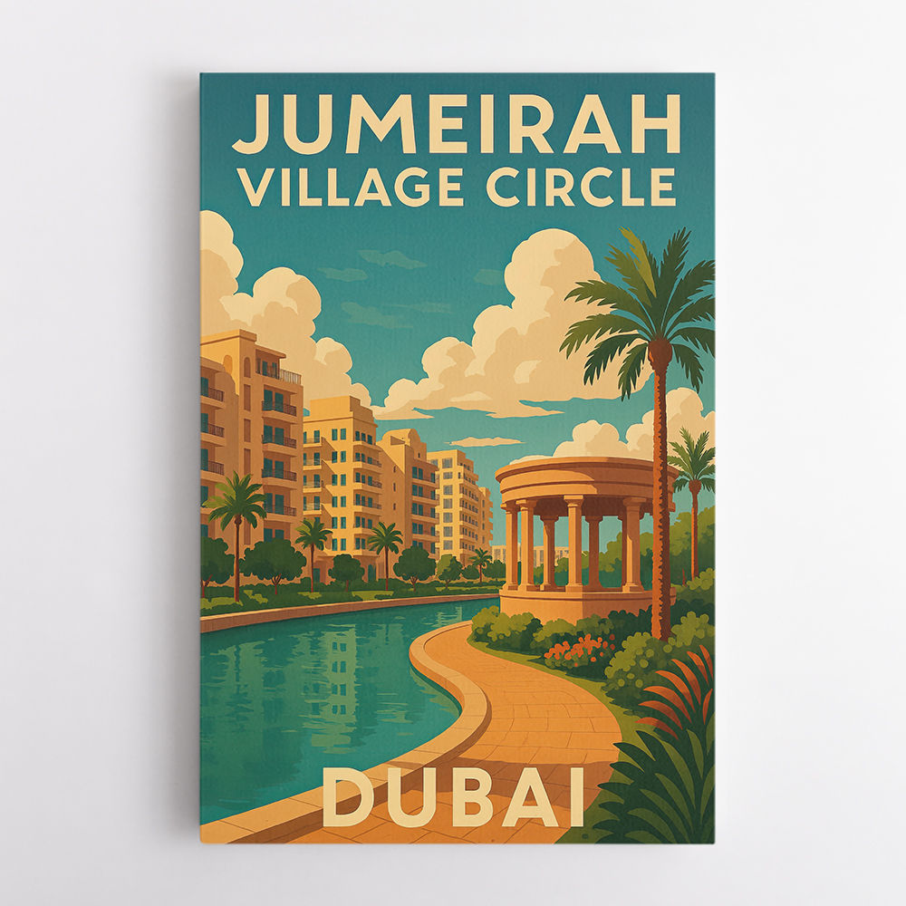 Dubai JVC Poster 1 Wall Art