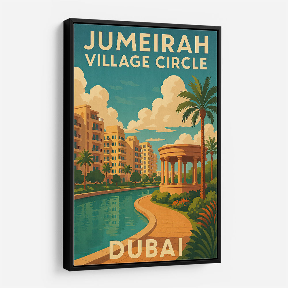 Dubai JVC Poster 1 Wall Art