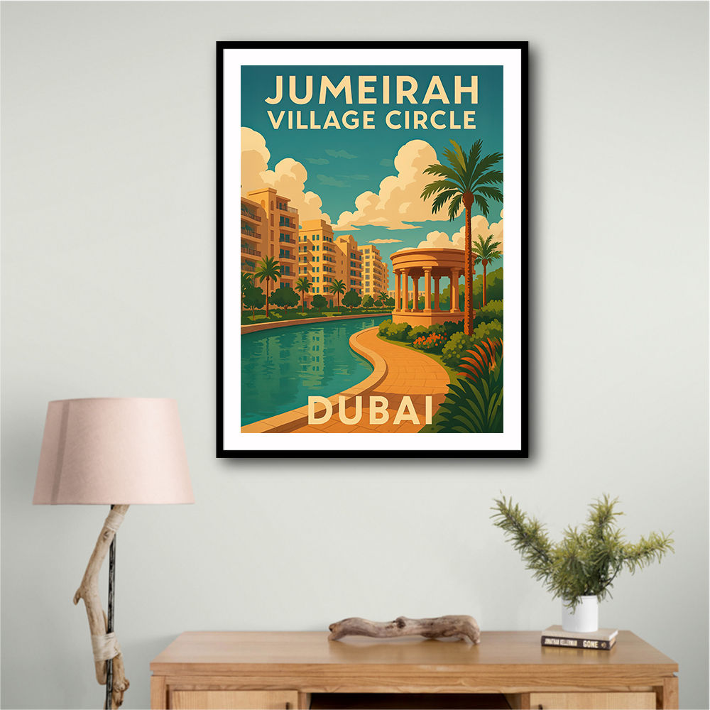 Dubai JVC Poster 1 Wall Art