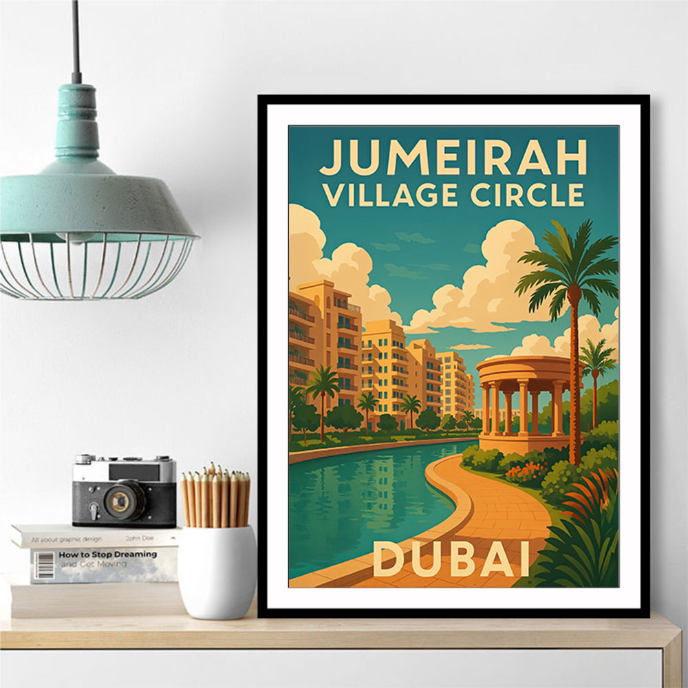 Dubai JVC Poster 1 Wall Art