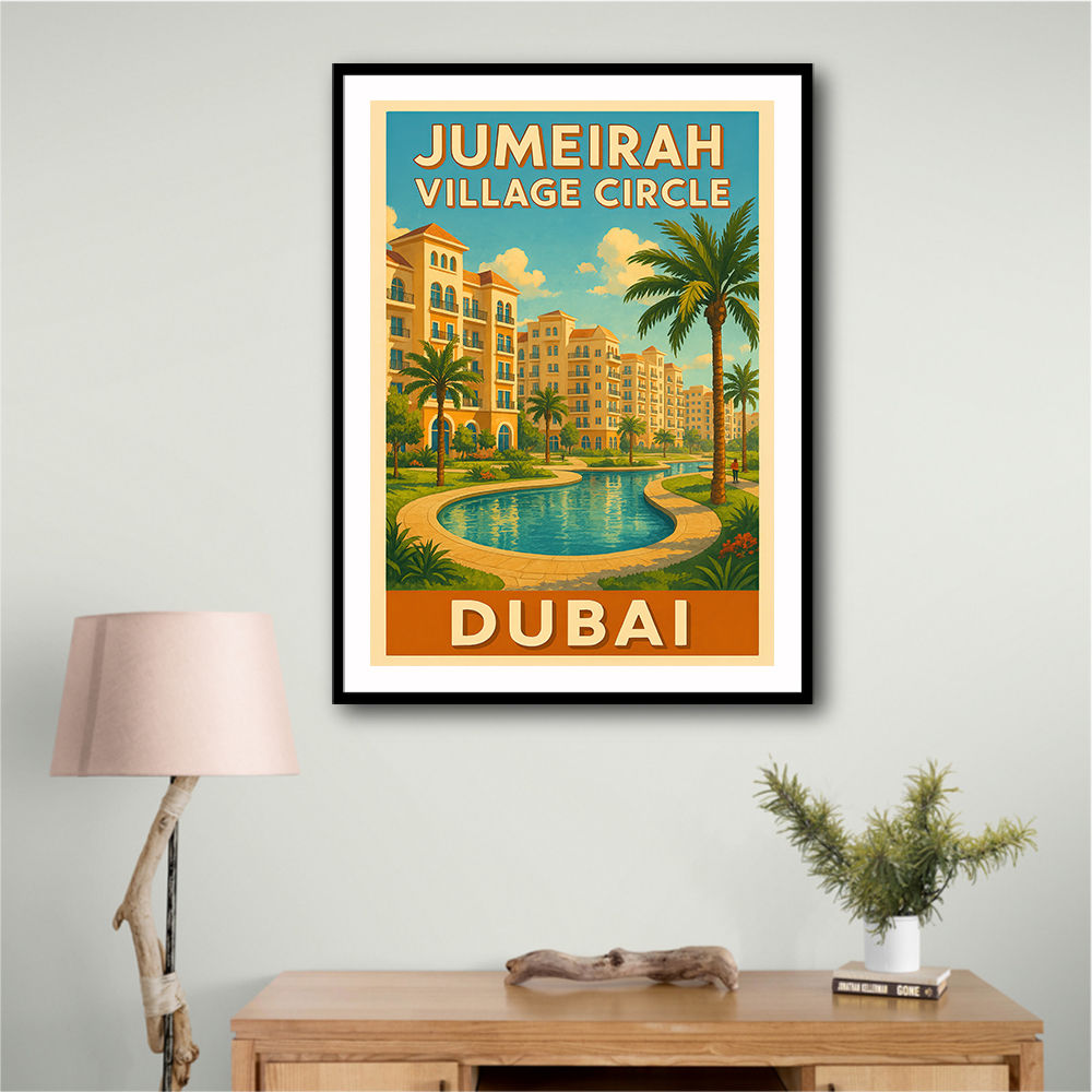 Dubai JVC Poster Wall Art