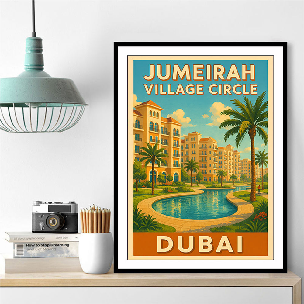 Dubai JVC Poster Wall Art