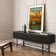 Florence Italy Travel Poster Featuring Ponte Vecchio Travel Poster Wall Art