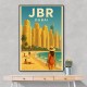 JBR Dubai Travel Poster 2 Wall Art