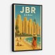 JBR Dubai Travel Poster 2 Wall Art