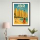 JBR Dubai Travel Poster 2 Wall Art