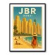 JBR Dubai Travel Poster 2 Wall Art