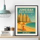 Jumeriah Beach Residence Travel Poster Wall Art