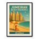 Jumeriah Beach Residence Travel Poster Wall Art