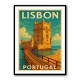 Lisbon Belém Tower Lisbon Travel Poster Wall Art