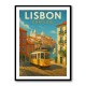 Lisbon Travel Poster 1 Wall Art