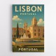 Lisbon Travel Poster 3 Wall Art