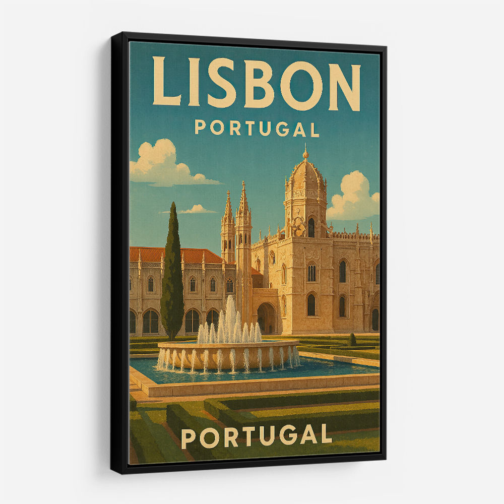 Lisbon Travel Poster 3 Wall Art