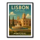 Lisbon Travel Poster 3 Wall Art
