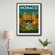 Monaco Casino Travel Poster 1 Wall Art