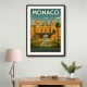 Monaco Casino Travel Poster Wall Art