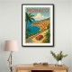 Monaco Travel Poster 1 Wall Art