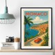 Monaco Travel Poster 1 Wall Art