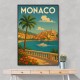 Monaco Travel Poster Wall Art