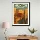 Munich Germany Travel Poster 1 Wall Art