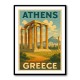 Olympian Zeus Greece Travel Poster 1 Wall Art