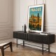 Prague Travel Poster 2 Wall Art