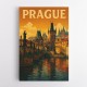 Prague Travel Poster Wall Art
