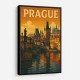 Prague Travel Poster Wall Art