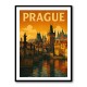 Prague Travel Poster Wall Art