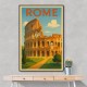Rome Colosseum Travel Poster 1 Wall Art