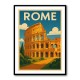 Rome Colosseum Travel Poster Wall Art