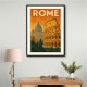 Rome Travel Poster 1 Wall Art